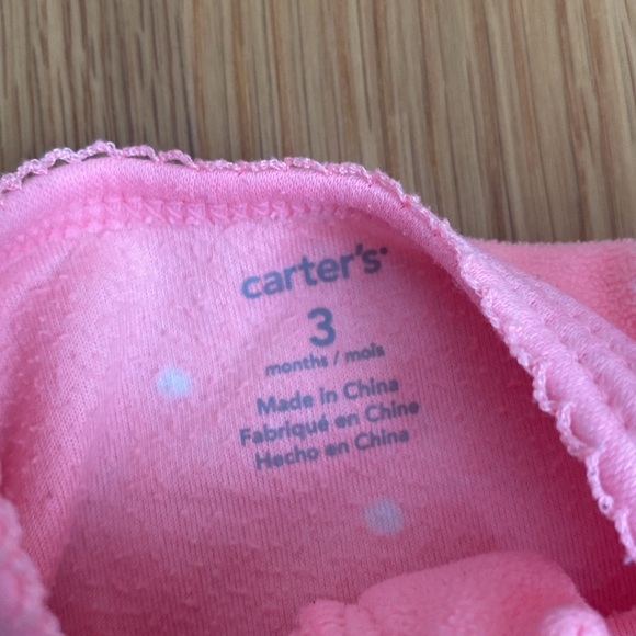 3M Carters Fleece Sleep and Play Pajamas - Picture 5 of 5